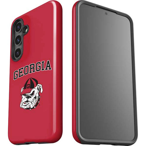 University of Georgia Bulldogs Logo Galaxy S24 Plus Impact Case